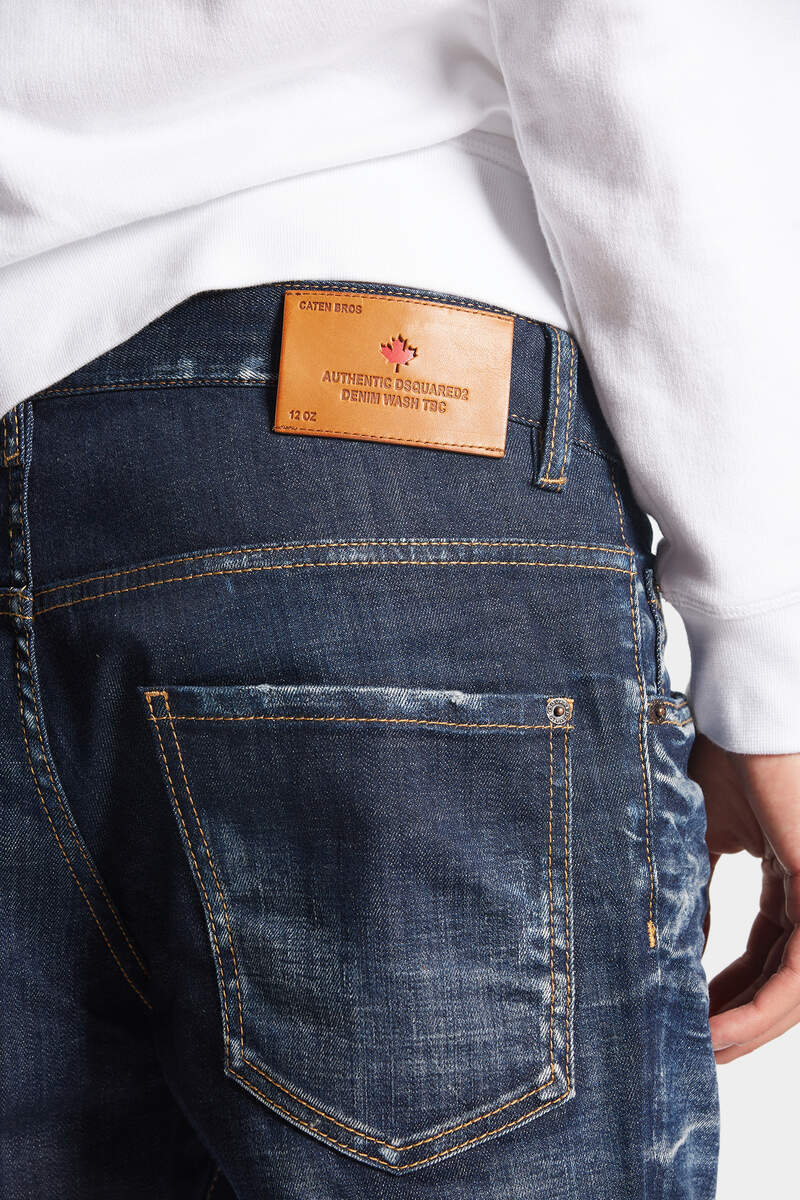 DSQUARED2｜DARK CLEAN WASH SKATER JEANS 男款牛仔褲