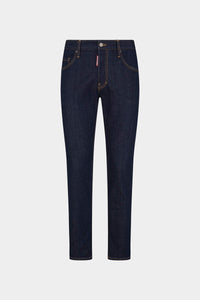 DSQUARED2 DARK RINCE WASH SKATER JEANS