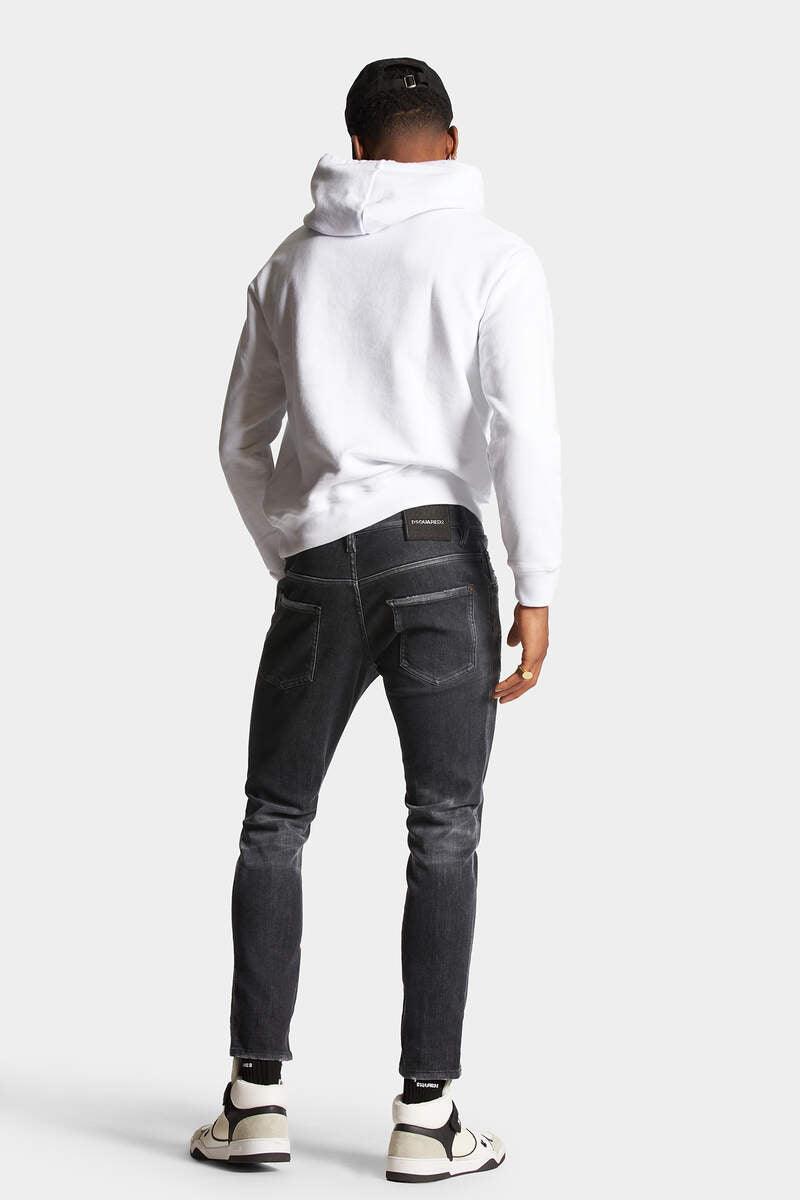 DSQUARED2｜BLACK CLEAN WASH SKATER JEANS 男款牛仔褲