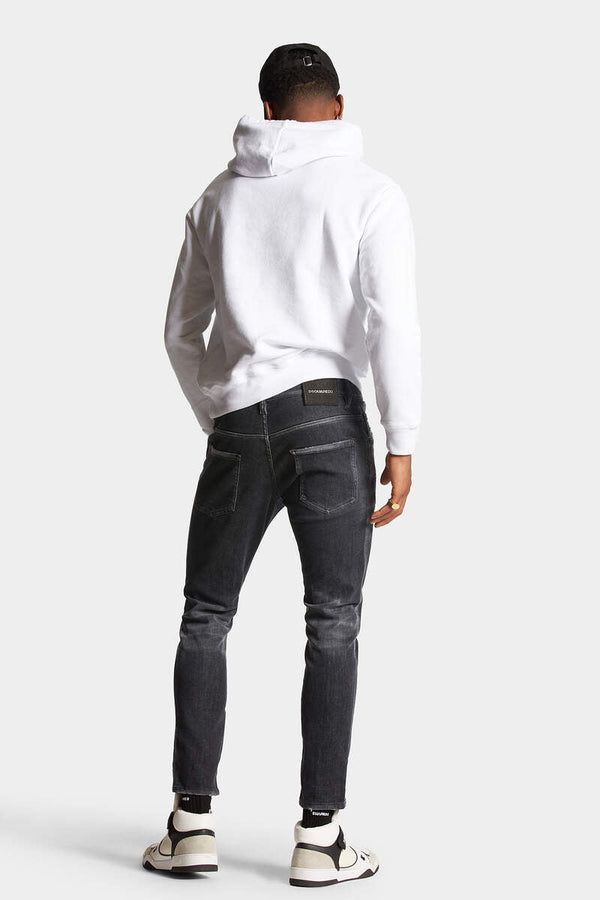 DSQUARED2｜BLACK CLEAN WASH SKATER JEANS 男款牛仔褲