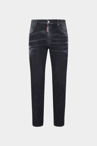 DSQUARED2 BLACK CLEAN WASH SKATER JEANS