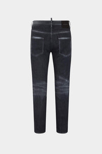 DSQUARED2｜BLACK CLEAN WASH SKATER JEANS 男款牛仔褲