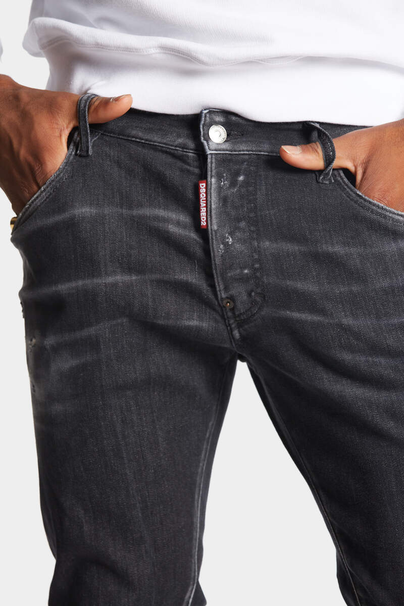 DSQUARED2｜BLACK CLEAN WASH SKATER JEANS 男款牛仔褲