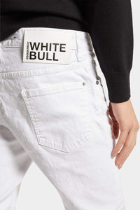 DSQUARED2｜WHITE BULL COOL GUY JEANS 男款牛仔褲