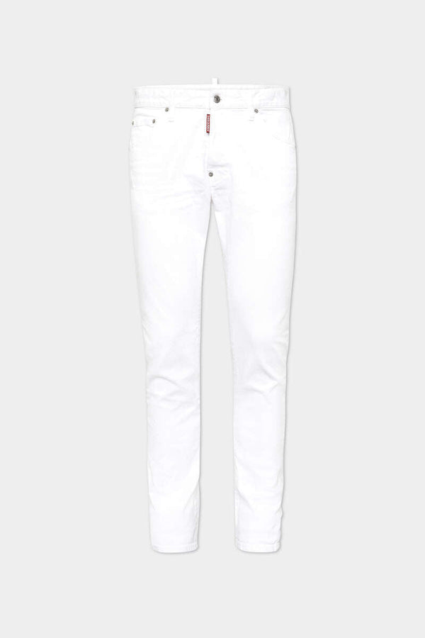 DSQUARED2 WHITE BULL COOL GUY JEANS