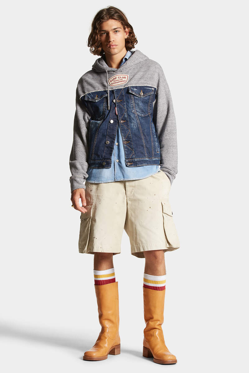 DSQUARED2｜D2 STAMPS 64 T. SHORTS 男款短褲