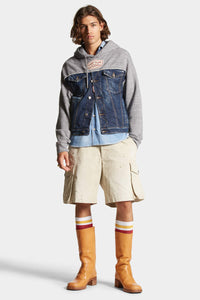 DSQUARED2｜D2 STAMPS 64 T. SHORTS 男款短褲