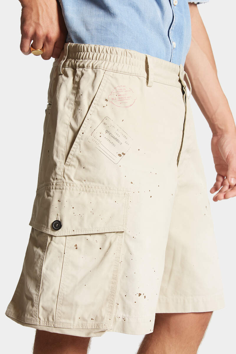 DSQUARED2｜D2 STAMPS 64 T. SHORTS 男款短褲