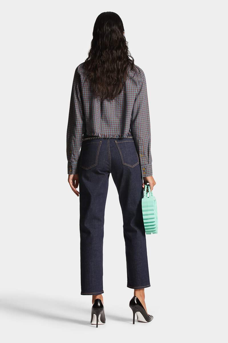 DARK RINCE WASH BOSTON JEANS