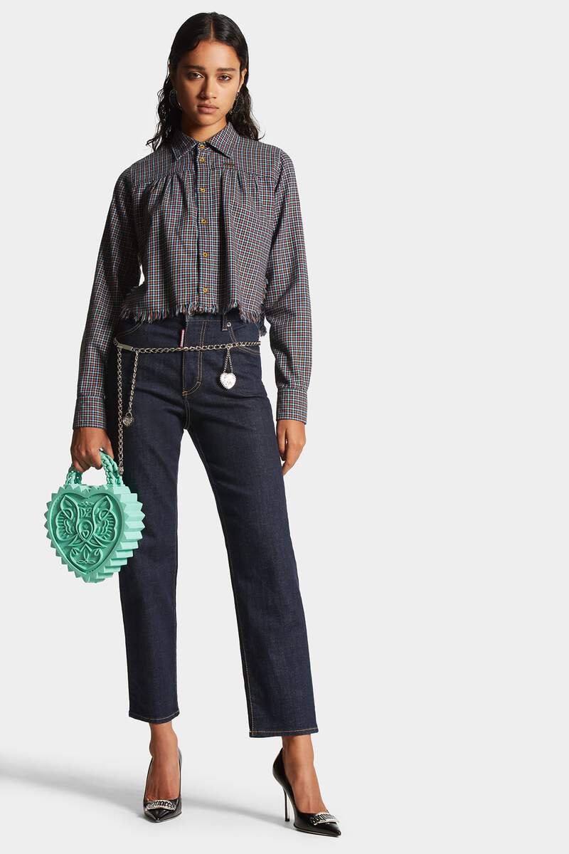 DSQUARED2｜DARK RINCE WASH BOSTON JEANS 女款牛仔褲