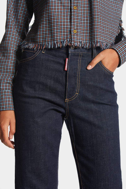 DARK RINCE WASH BOSTON JEANS