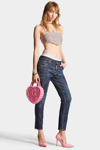 DSQUARED2｜DARK CLEAN WASH COOL GIRL JEANS 女款牛仔褲