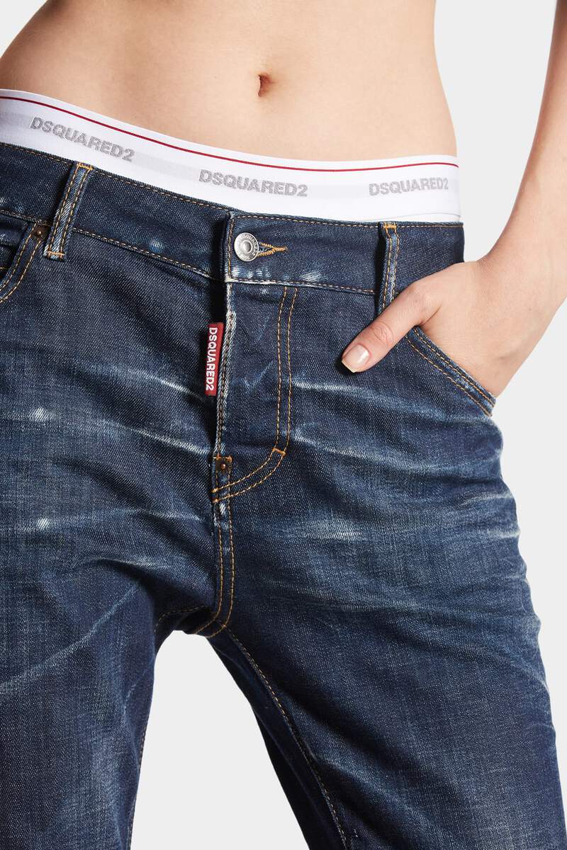 DSQUARED2｜DARK CLEAN WASH COOL GIRL JEANS 女款牛仔褲