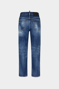DSQUARED2｜DARK RIPPED WASH BOSTON JEANS 女款牛仔褲