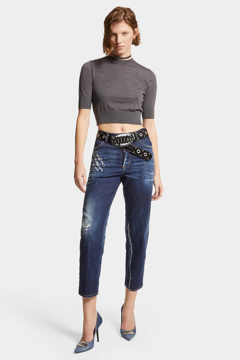 DSQUARED2｜DARK CB WASH BOSTON JEANS 女款牛仔褲