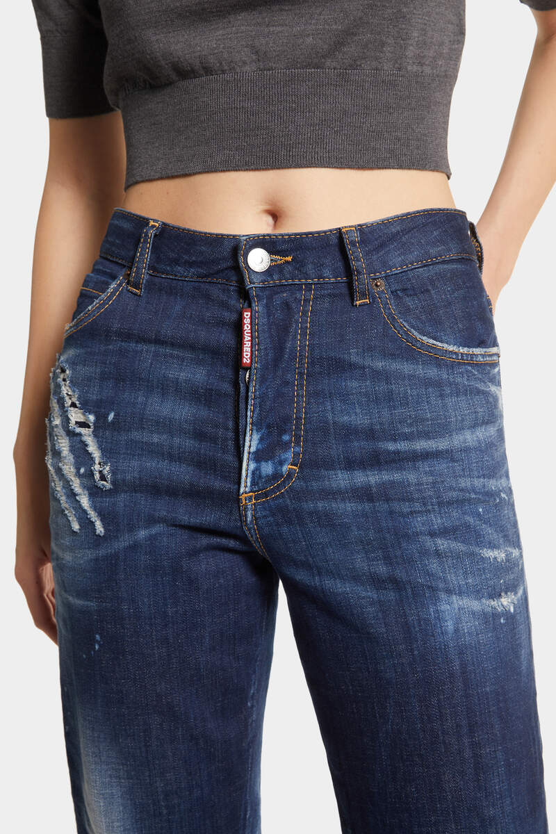 DSQUARED2｜DARK CB WASH BOSTON JEANS 女款牛仔褲