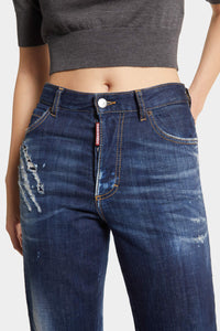 DSQUARED2｜DARK CB WASH BOSTON JEANS 女款牛仔褲