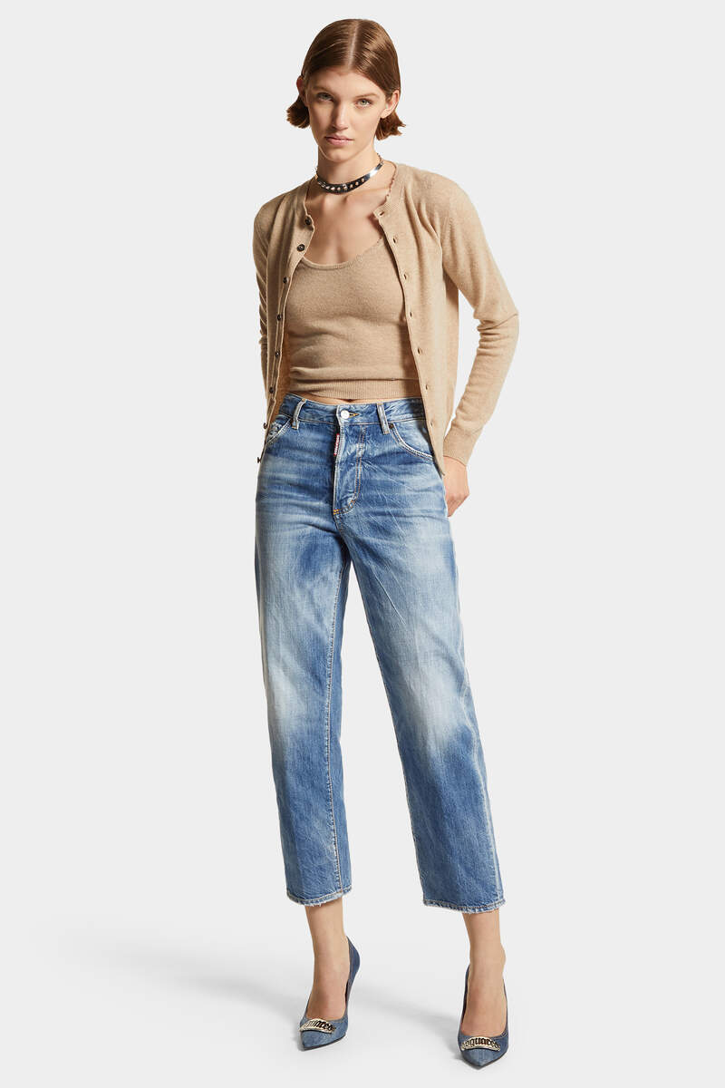 DSQUARED2｜LIGHT VINTAGE WASH BOSTON JEANS 女款牛仔褲