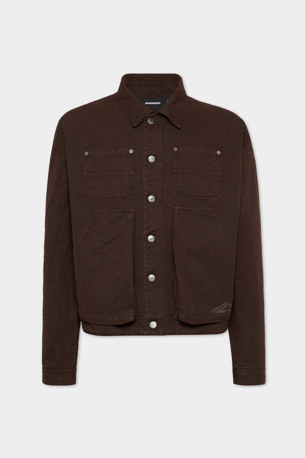 DSQUARED2 ICON NEW GENERATION CANVAS UTILITY JACKET