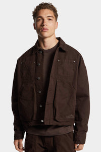 DSQUARED2｜ICON NEW GENERATION CANVAS UTILITY JACKET 男款外套