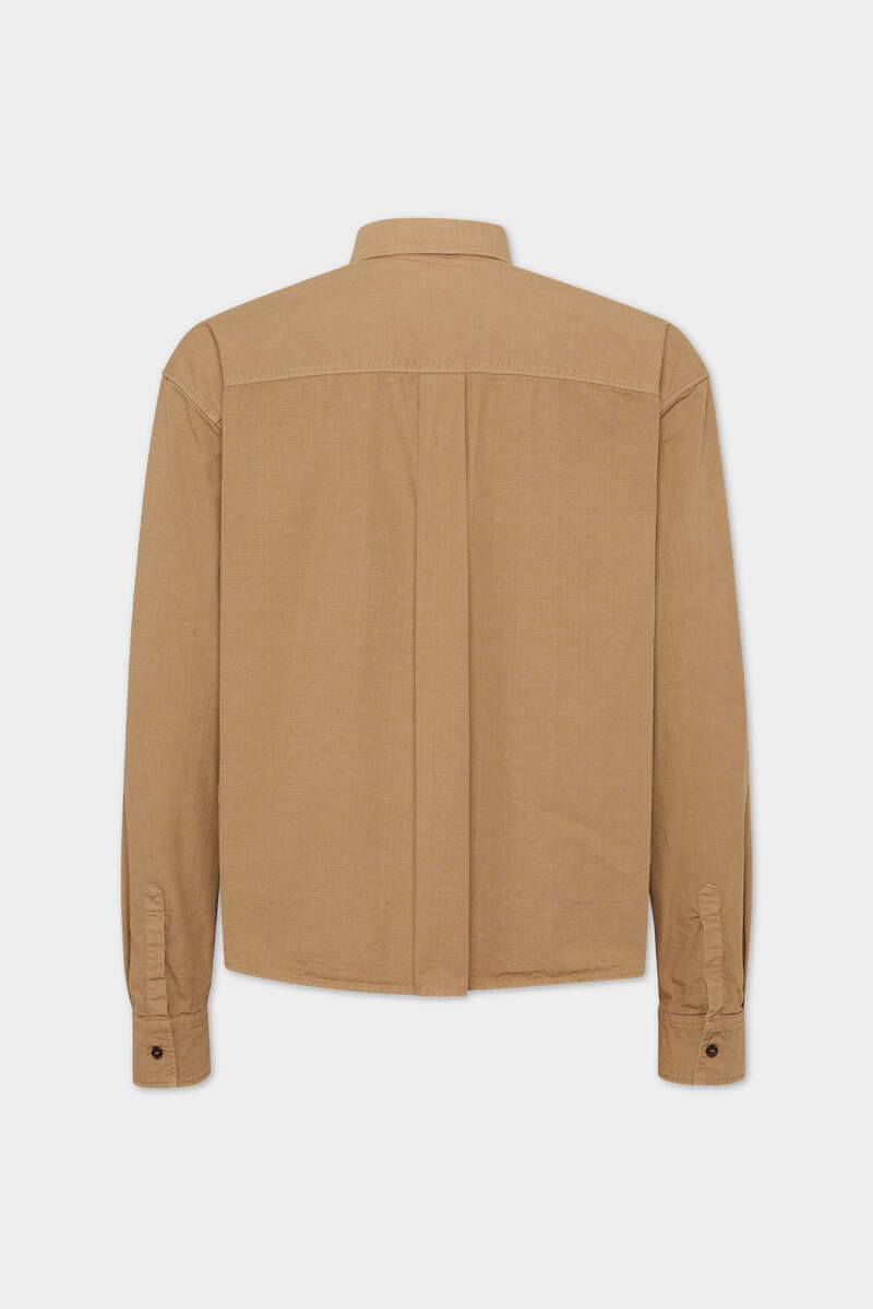 DSQUARED2｜ICON NEW GENERATION RIPSTOP CROPPED SHIRT 男款襯衫