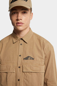 DSQUARED2｜ICON NEW GENERATION RIPSTOP CROPPED SHIRT 男款襯衫