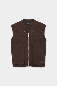 DSQUARED2 ICON NEW GENERATION CANVAS UTILITY VEST