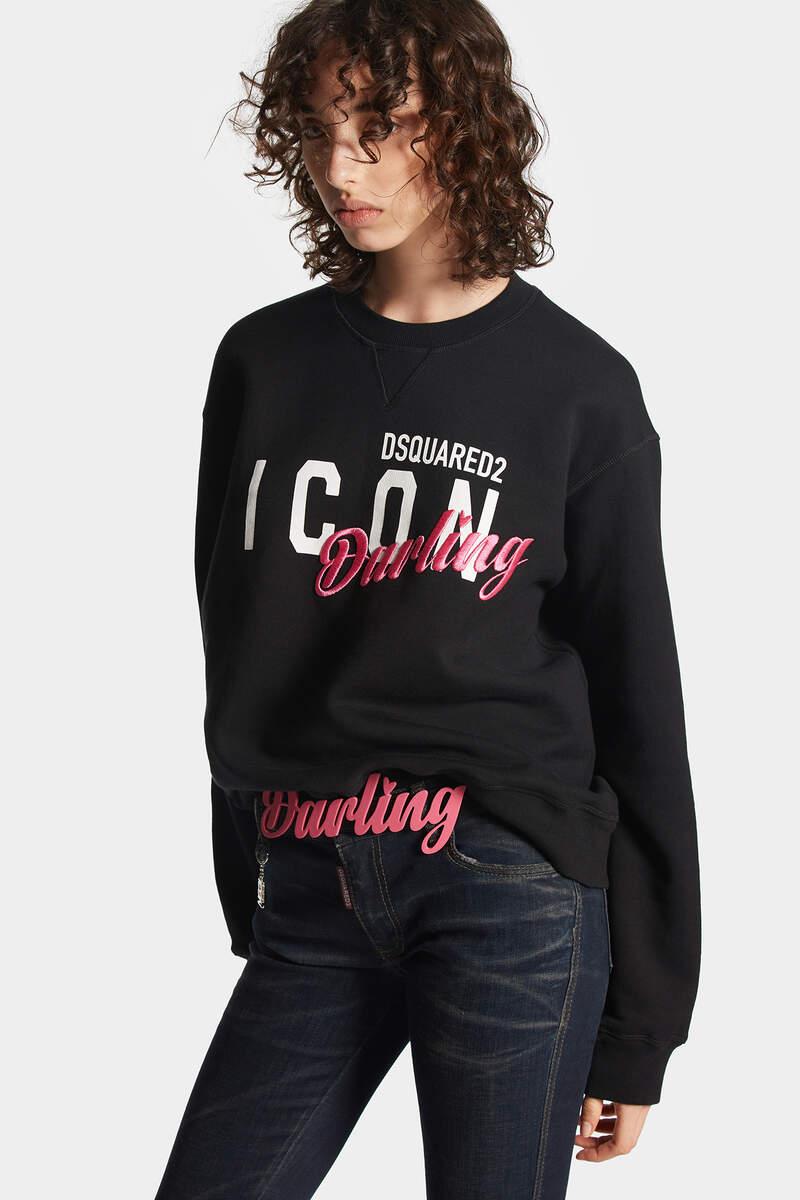 DSQUARED2｜ICON DARLING COOL FIT CREWNECK SWEATSHIRT 女款衛衣