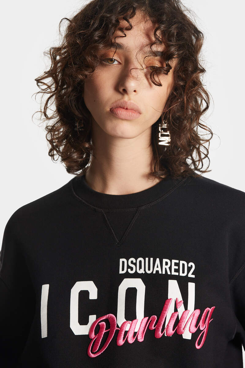 DSQUARED2｜ICON DARLING COOL FIT CREWNECK SWEATSHIRT 女款衛衣