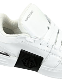 Philipp Plein｜Super Street Lo-Top Sneakers Hexagon white 男款運動鞋