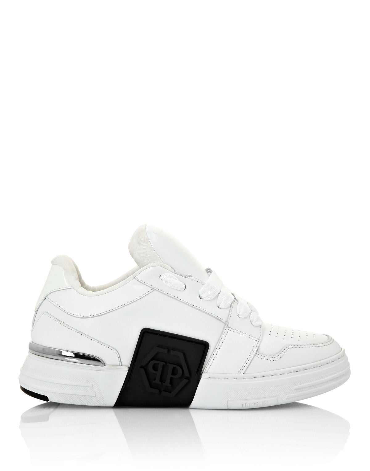 Philipp Plein｜Super Street Lo-Top Sneakers Hexagon white 男款運動鞋