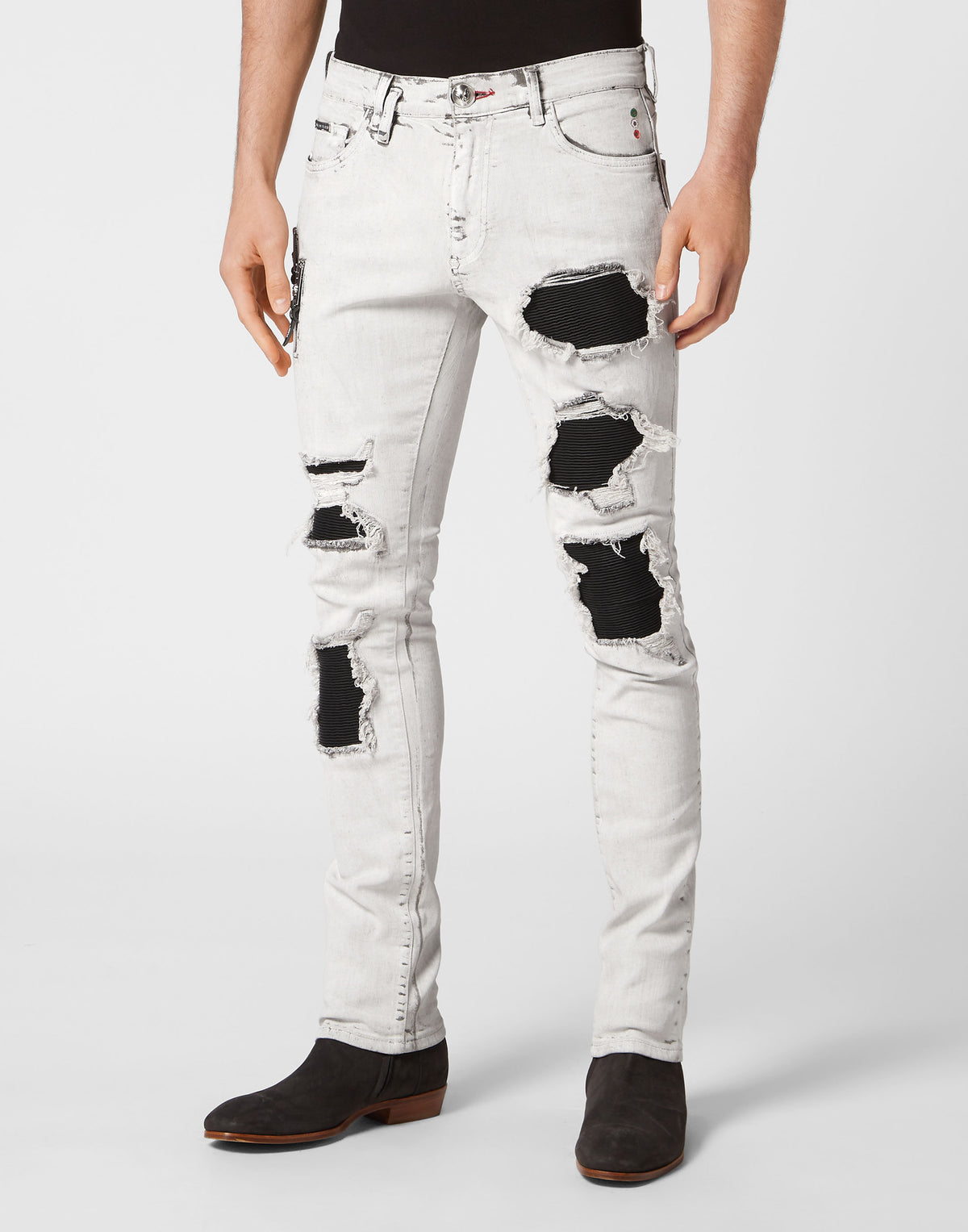 Philipp Plein｜Denim Trousers Rock Star Fit 男款牛仔褲