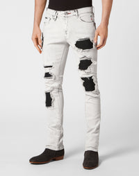 Philipp Plein｜Denim Trousers Rock Star Fit 男款牛仔褲