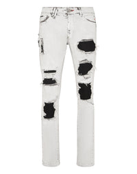 PHILIPP PLEIN Denim Trousers Rock Star Fit