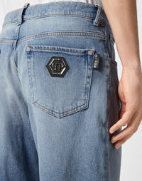 Philipp Plein｜Denim Shorts Formentera Fit 男款牛仔短褲