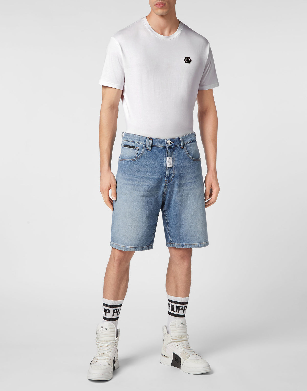 Philipp Plein｜Denim Shorts Formentera Fit 男款牛仔短褲
