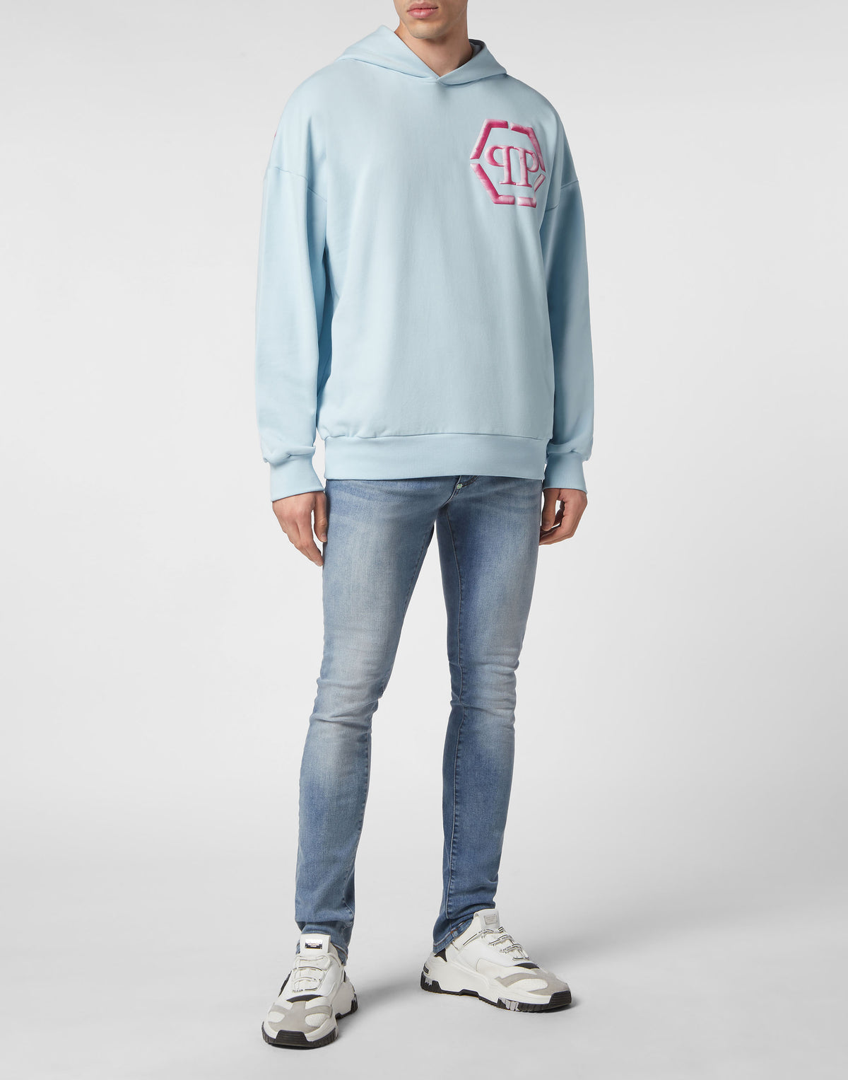 Philipp Plein｜Hoodie Sweatshirt Hexagon 男款帽T