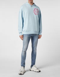 Philipp Plein｜Hoodie Sweatshirt Hexagon 男款帽T