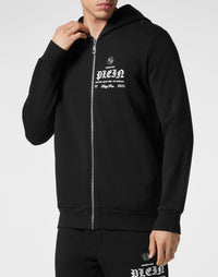 Philipp Plein｜Hoodie Sweatjacket Gothic Plein 男款連帽外套