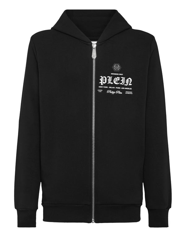 PHILIPP PLEIN Hoodie Sweatjacket Gothic Plein