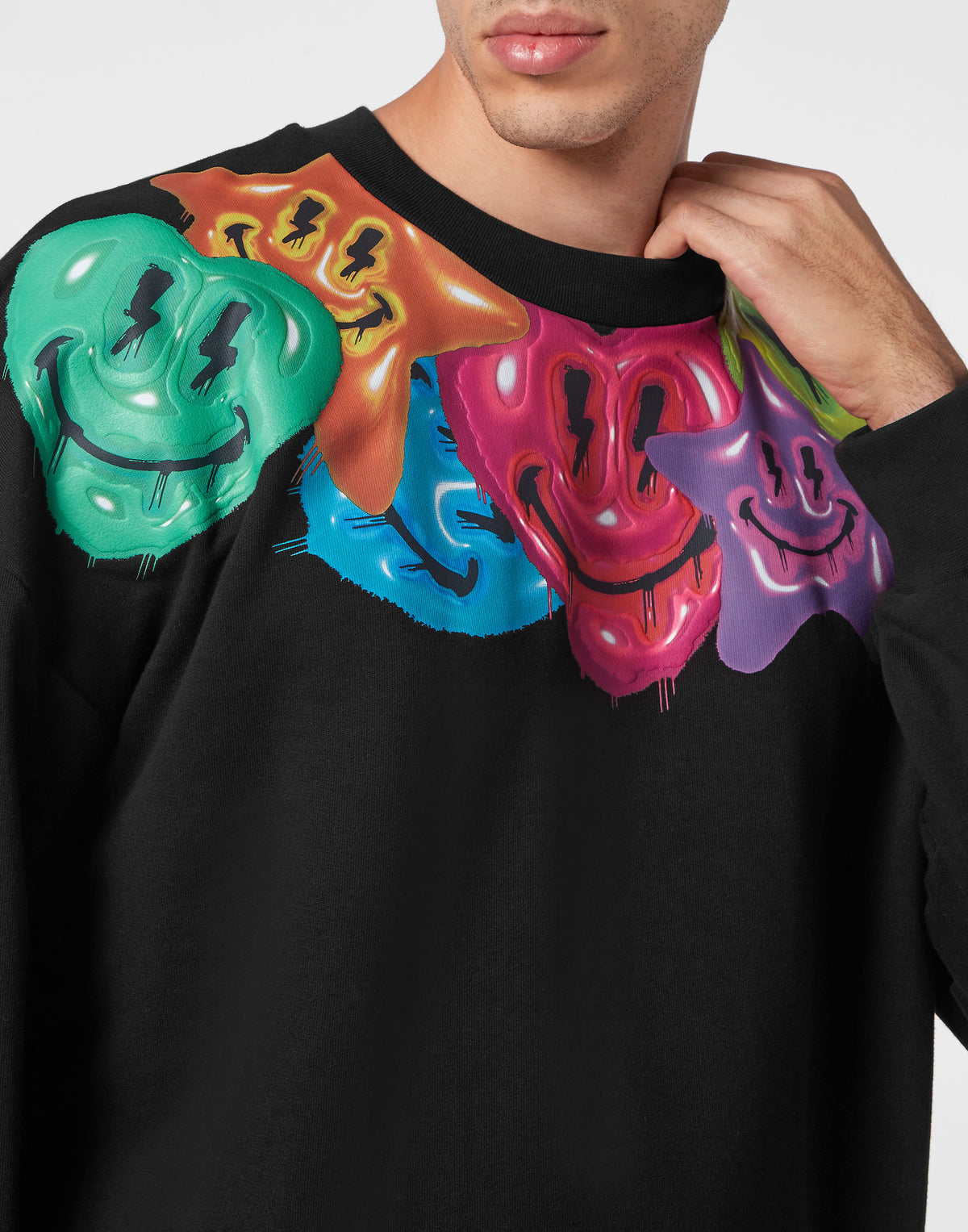 Philipp Plein｜Sweatshirt Roundneck Smile 男款衛衣