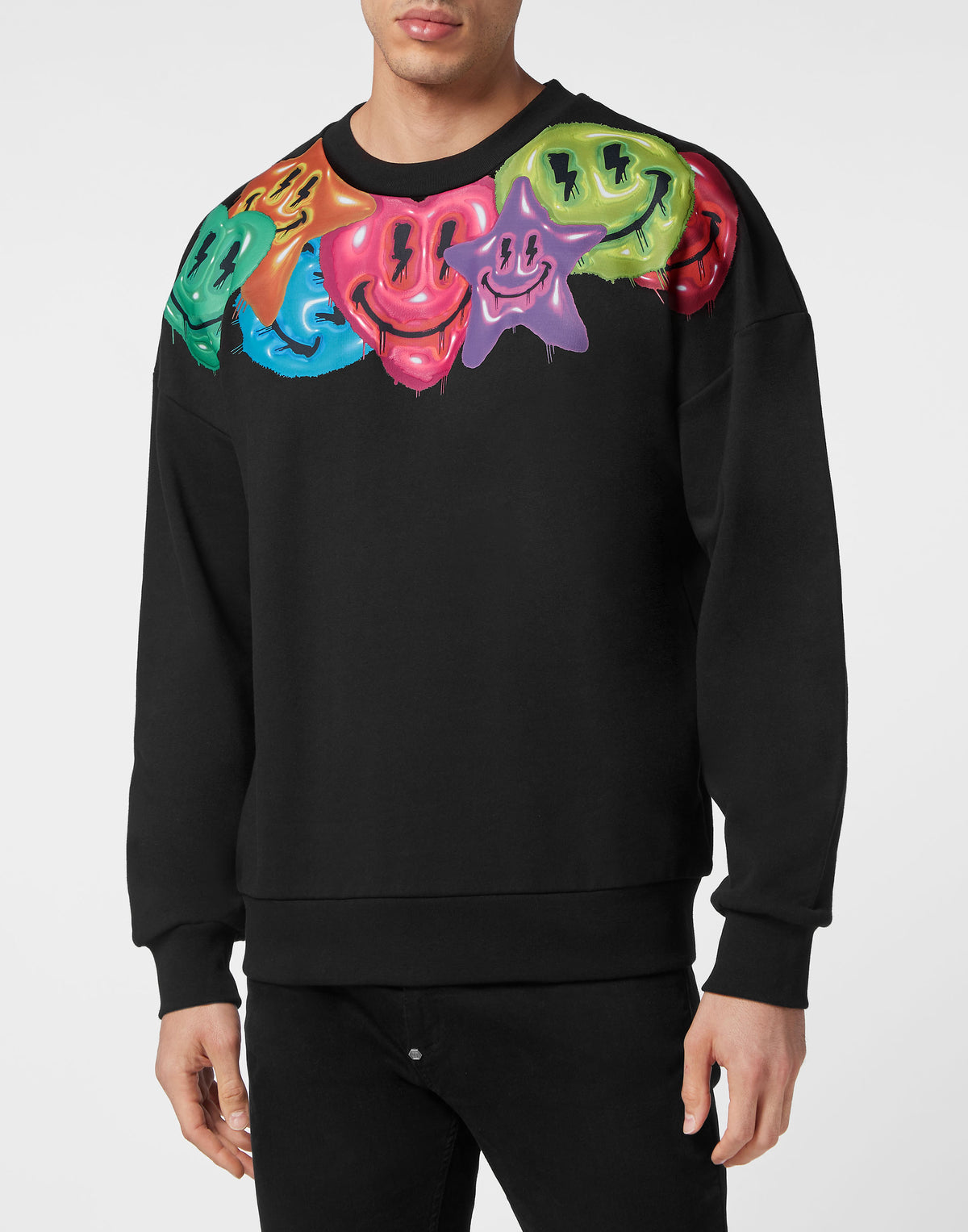 Philipp Plein｜Sweatshirt Roundneck Smile 男款衛衣
