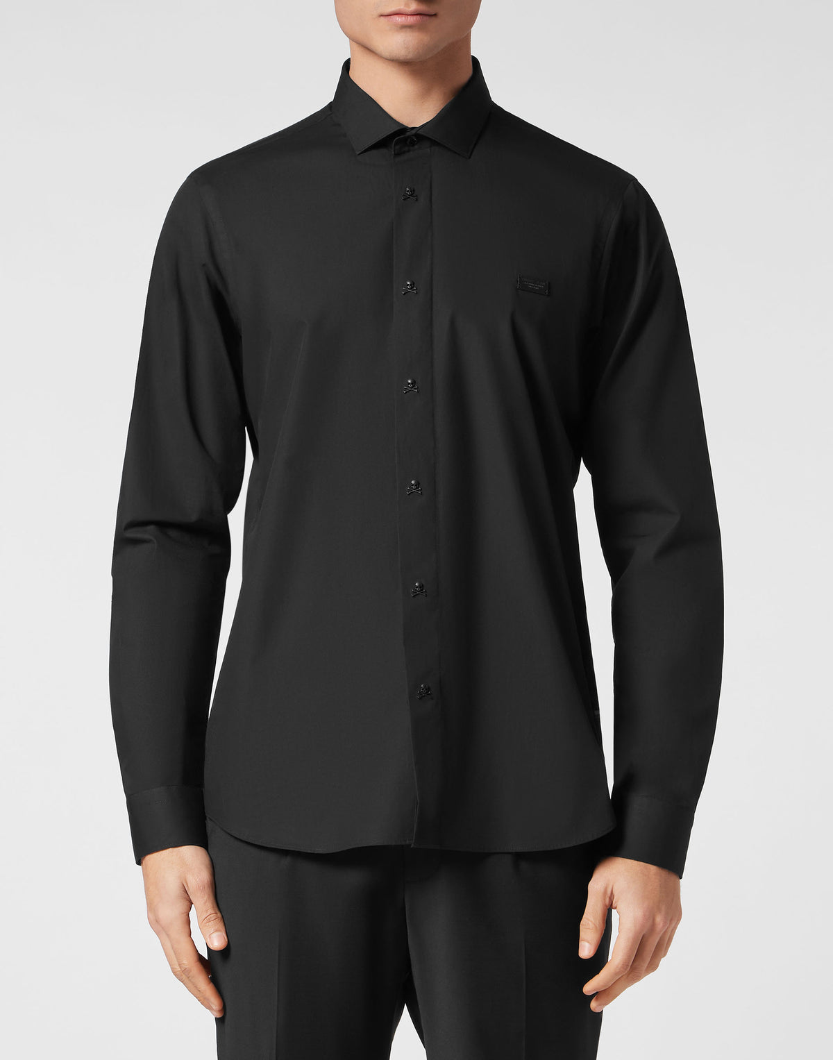 Philipp Plein｜Shirt Sugar Daddy Skull&Bones 男款襯衫