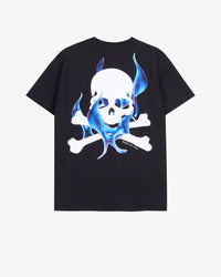 Philipp Plein｜T-shirt Round Neck SS Flame Logos 男款T恤