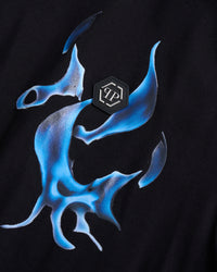 Philipp Plein｜T-shirt Round Neck SS Flame Logos 男款T恤