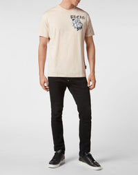 Philipp Plein｜T-Shirt Round Neck SS Bulldogs 男款T恤