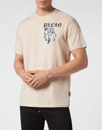 Philipp Plein｜T-Shirt Round Neck SS Bulldogs 男款T恤