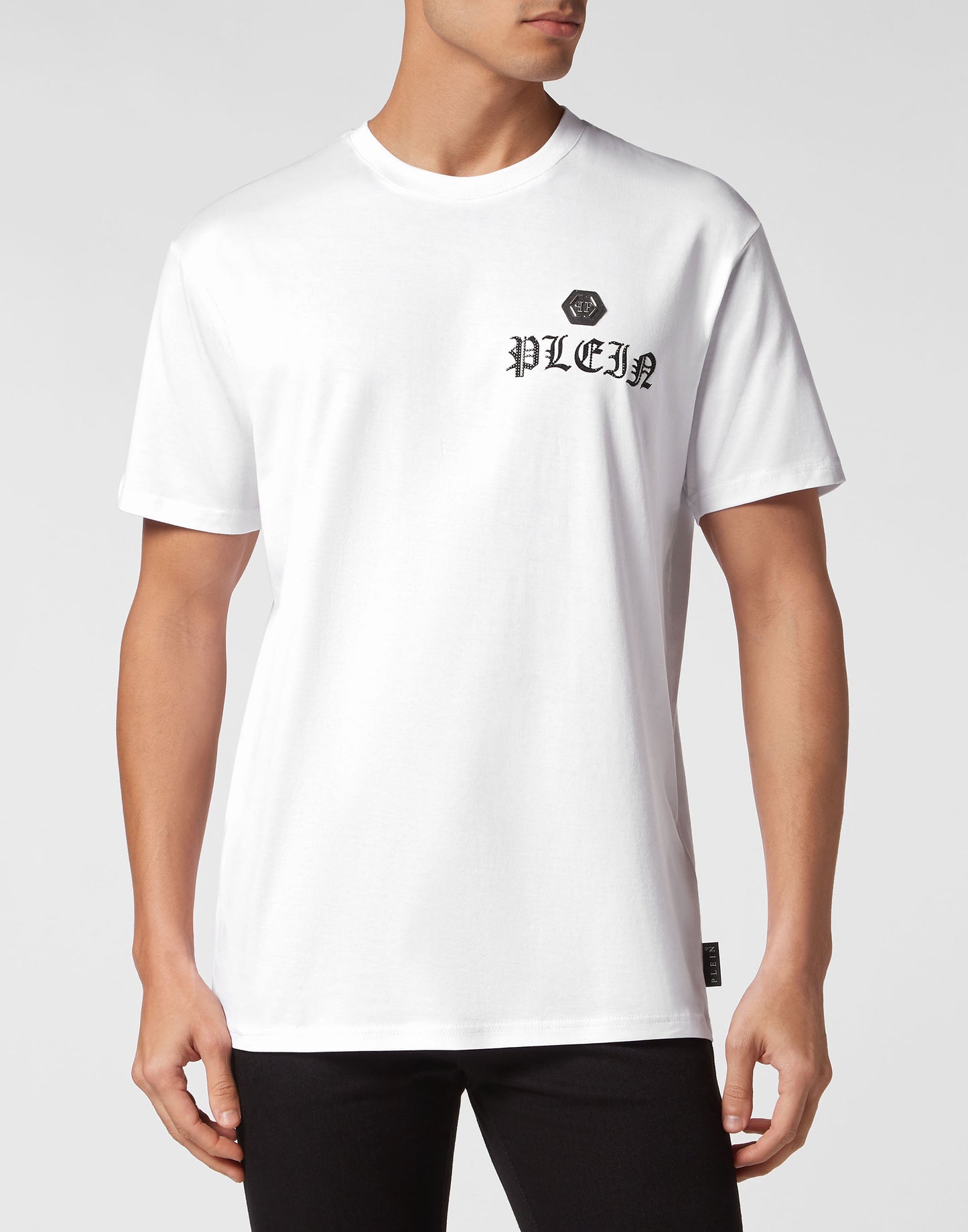 T-shirt Round Neck SS with Crystals Skull&Bones