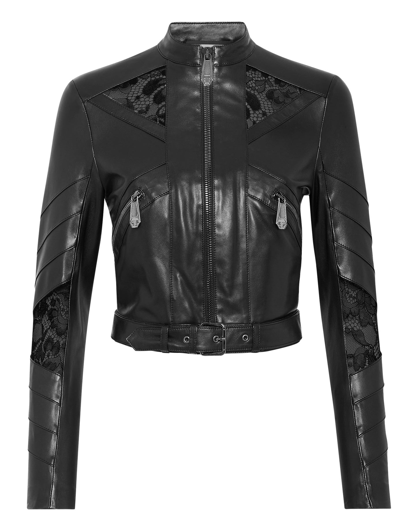 Leather Fitted Biker Lace