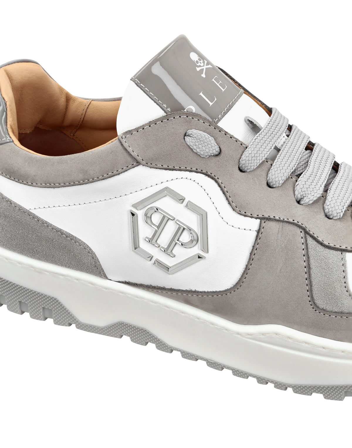 Philipp Plein｜Mix Leather Lo-Top Sneakers 男款運動鞋